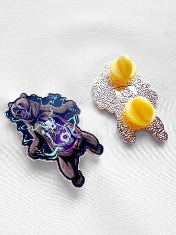 Electro Bear Pin
